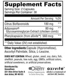 thermogenic weight management diem supplement facts