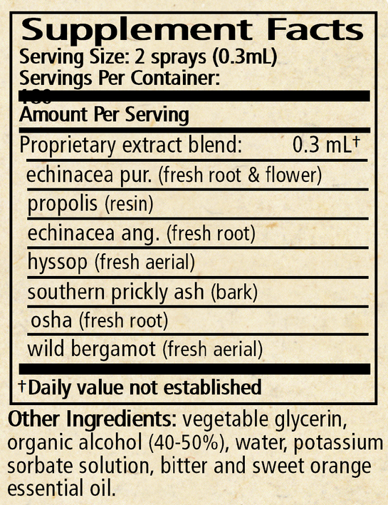 throat mist wise woman herbals supplement facts