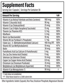 thyroid daily thyroid specific formulations supplement facts