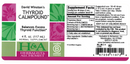 thyroid calmpound (herbalist alchemist) label
