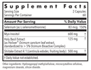 Thyroid Zen Defense supplement facts