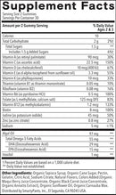 toddler plus multi & omegas smartypants vitamins supplement facts