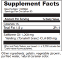 tonalin cla davinci labs supplement facts