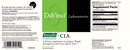 tonalin cla davinci labs label