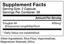 tongkat ali momentous supplement facts