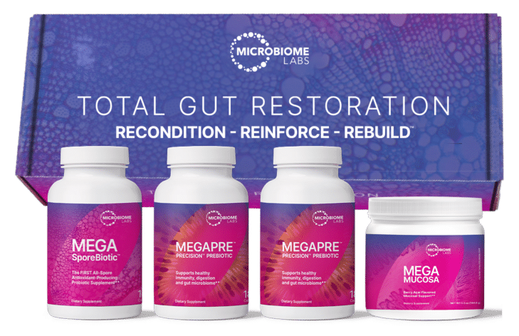 total gut restoration with megapre capsules (microbiome labs)