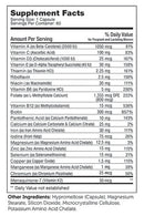 total one prenatal advanced nutrition by zahler supplement facts