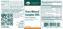 trace mineral complex cws genestra label
