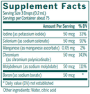 trace mineral complex cws genestra supplement facts