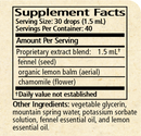tranquil tummy (formerly tummy glycerite) (wise woman herbals) supplement facts