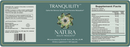 tranquility natura health products label