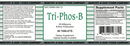 tri-phos-b 25 mg montiff label