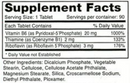 tri-phos-b 25 mg montiff supplement facts