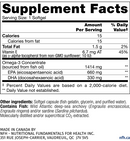 trident sap 66:33 (nfh nutritional fundamentals) supplement facts