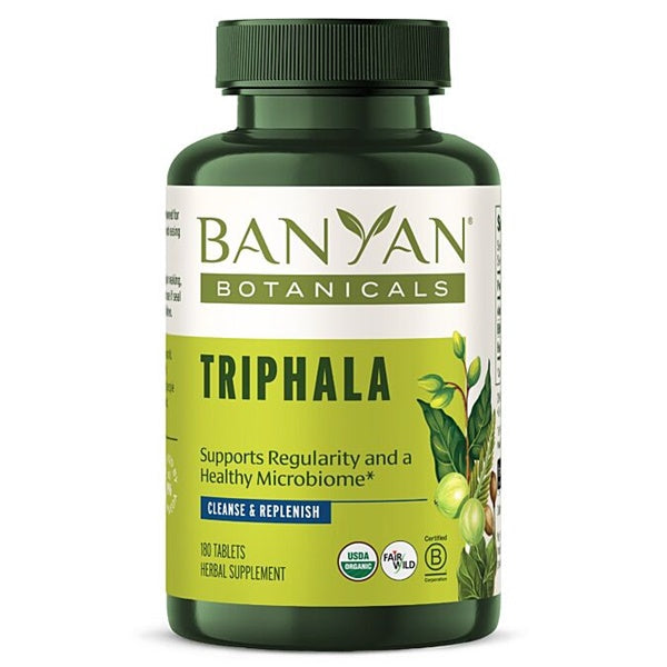 Triphala Organic Tablet 180 Count (Banyan Botanicals)