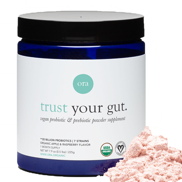 Trust Your Gut Probiotic Powder Apple Raspberry (Ora Organic)