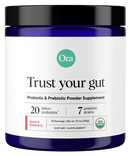 trust your gut probiotic powder apple raspberry (ora organic)