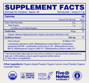 trust your gut probiotic powder lavender lemonade (ora organic) supplement facts
