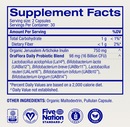 trust your gut probiotic & prebiotic capsules (ora organic) supplement facts