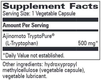 TryptoPure (Progressive Labs) Supplement Facts