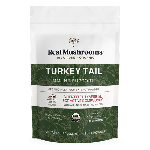 Turkey Tail Mushroom Extract Powder (Real Mushrooms)