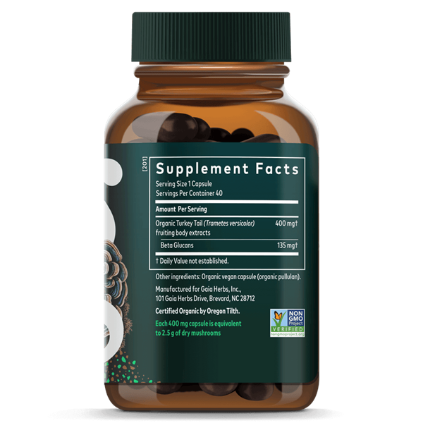 turkey tail mushroom gaia herbs