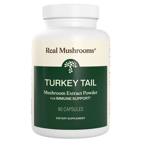 turkey tail mushroom extract capsules (real mushrooms)