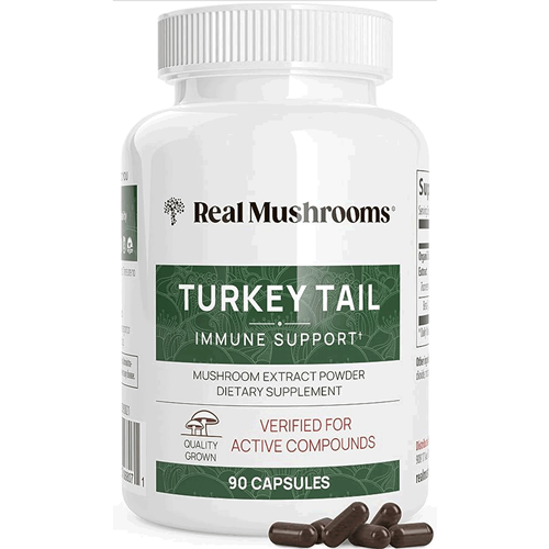 turkey tail mushroom extract capsules (real mushrooms)