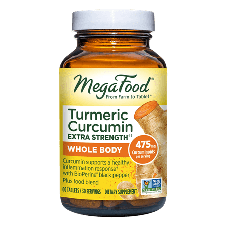 Turmeric Curcumin Extra Strength Whole Body 60ct (MegaFood)