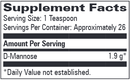 u-tract d-mannose progressive labs supplement facts