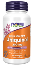 ubiquinol extra strength 200 mg (now foods)