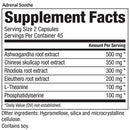 adrenal soothe equilife supplement facts