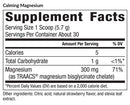 calming magnesium equilife supplement facts