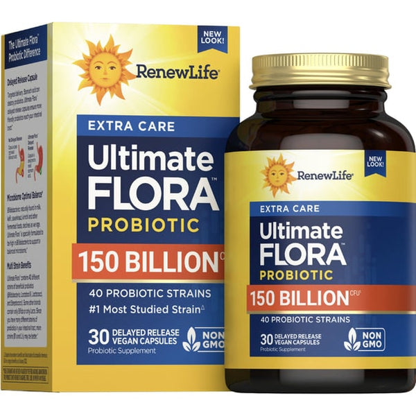 ultimate flora extra care probiotic 150 billion (renew life)