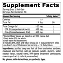 ultimate omega minis (nordic naturals) supplement facts