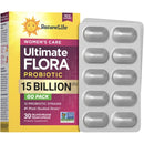 ultimate flora women's care probiotic 15 billion go pack (renew life)
