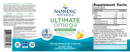 ultimate omega plant based nordic naturals label