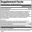 ultimate probiotic global healing supplement facts