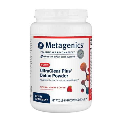 ultraclear plus detox powder berry metagenics