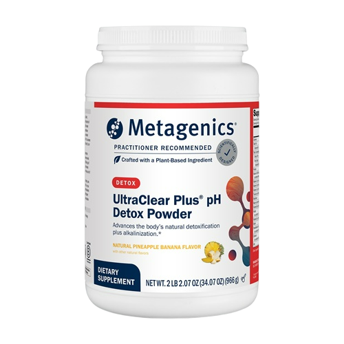 ultraclear plus ph detox powder pineapple banana (metagenics)