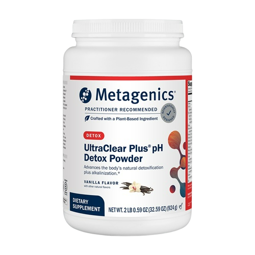 ultraclear plus ph detox powder vanilla metagenics