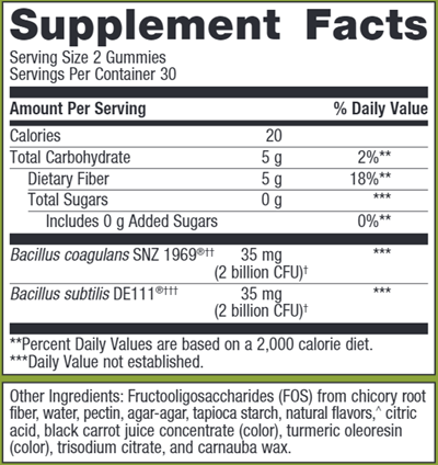 UltraFlora 3-in-1 Daily Probiotic (Metagenics) supplement facts