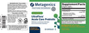 ultraflora acute care probiotic (metagenics) label
