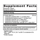 ultraflora complete women’s probiotic (metagenics) supplement facts