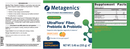 ultraflora fiber prebiotic & probiotic (metagenics) label
