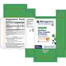 ultraflora fiber prebiotic & probiotic stick packs (metagenics) label
