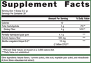 ultraflora fiber prebiotic & probiotic (metagenics) supplement facts