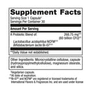ultraflora IB probiotic (metagenics) supplement facts