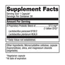 ultraflora immune booster probiotic (metagenics) supplement facts