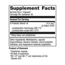 ultraflora women's probiotic (metagenics) supplement facts